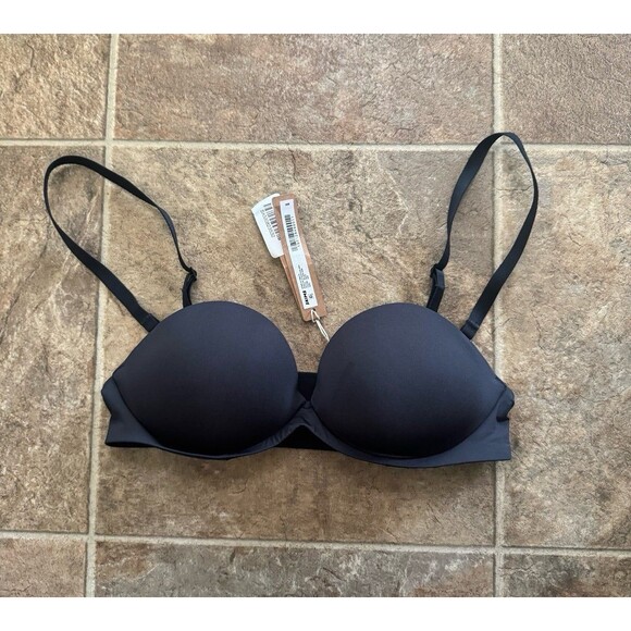 Skims Ultimate Push Up Strapless Bra Onyx Size 32B - Picture 1 of 8